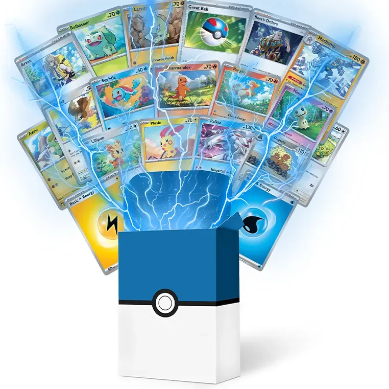 Pokémon TCG 100 Karten Original mit Glitzerkarten Deutsch