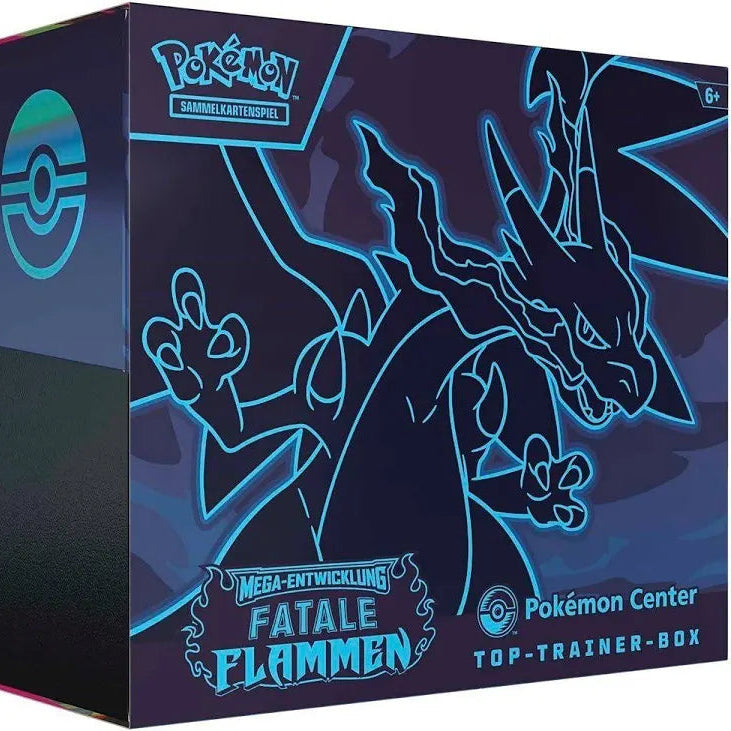 Mega Entwicklung 02 Fatale Flammen Top-Trainer-Box Pokémon Center TTB