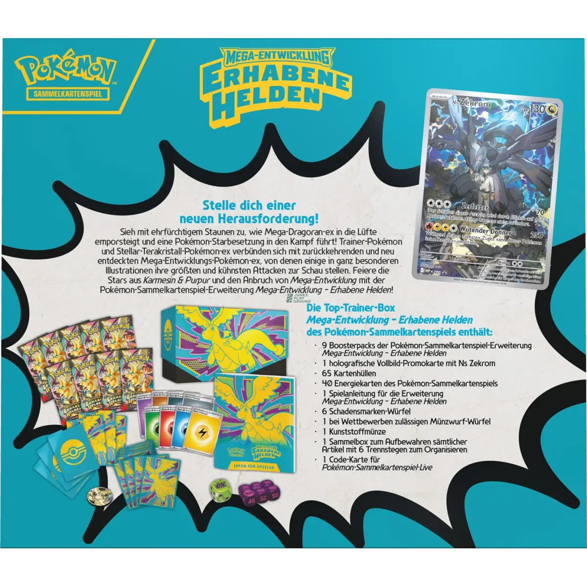 Pokémon Mega-Entwicklung 2.5 – Erhabene Helden Top-Trainer-Box