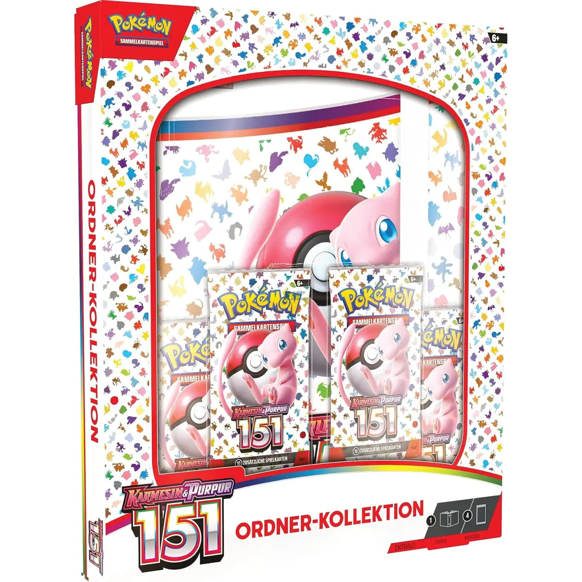 Pokémon Ordner-Kollektion Karmesin & Purpur – 151