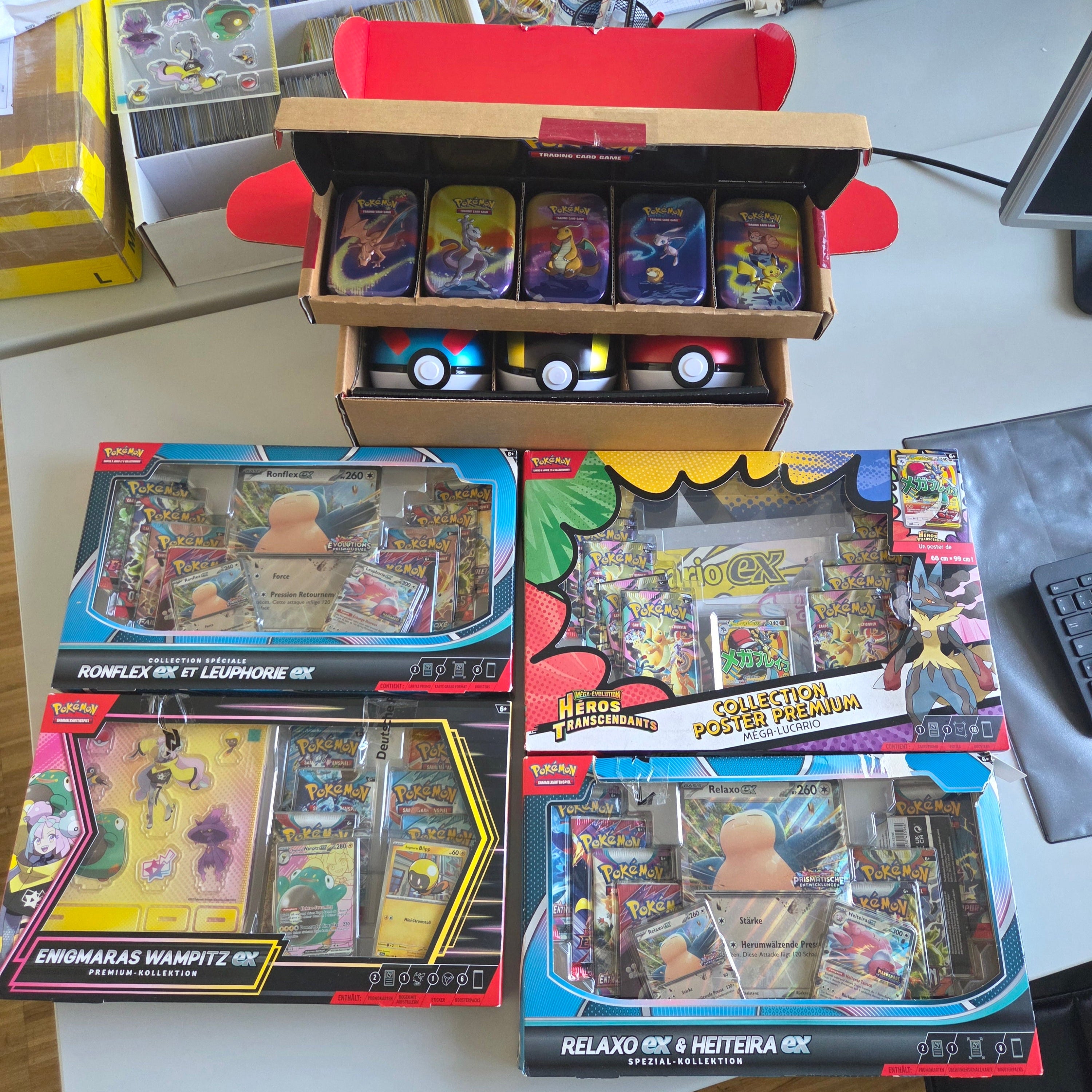 Pokemon Erhabene Helden usw. / Stark beschädigte B-Ware Amazon Retoure!