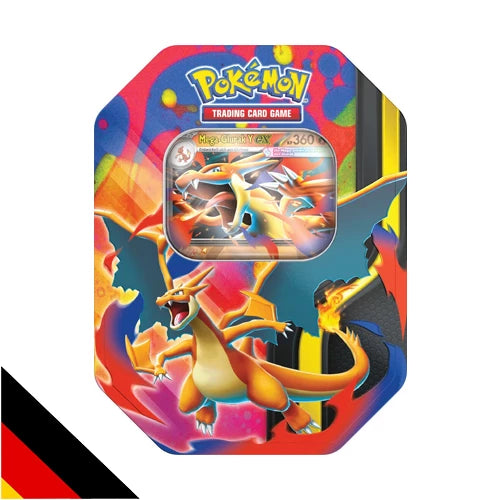 Mega Entwicklung: Mega Glurak Y oder X ex Tin Box - (Deutsch)